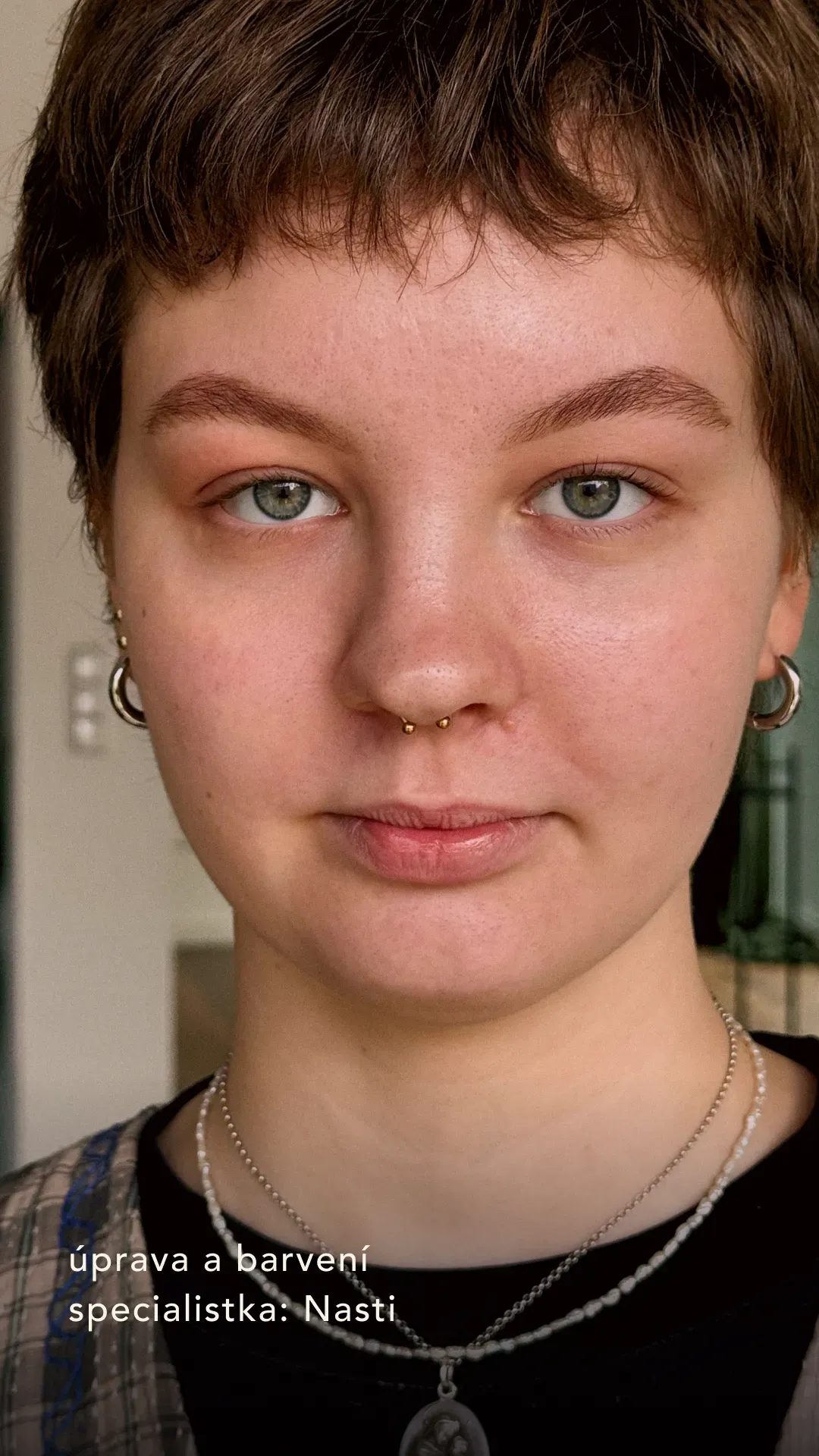 Laminace obočí Brno – výsledek noéme, specialistka Nasti