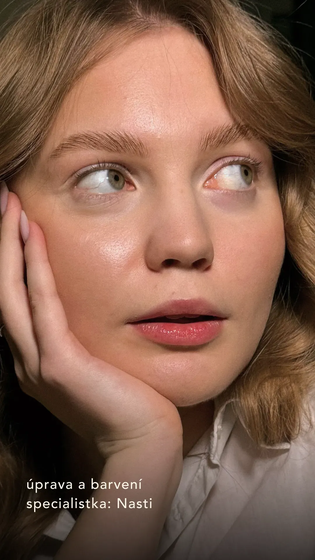 Laminace obočí Brno – výsledek noéme, specialistka Uli